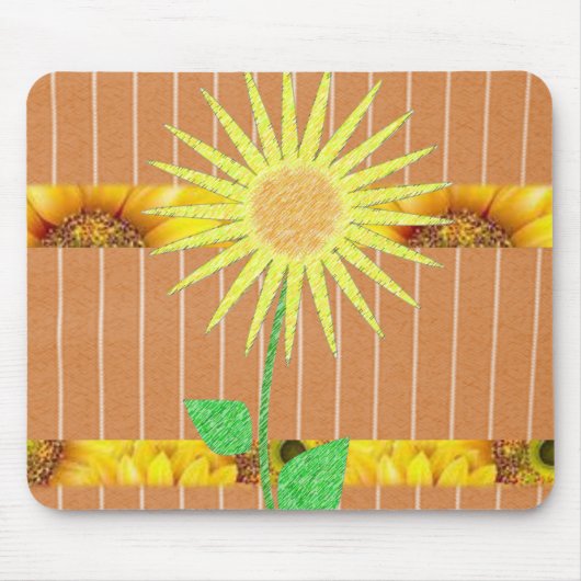 Mousepad Sunflower Muismat (Voorkant)