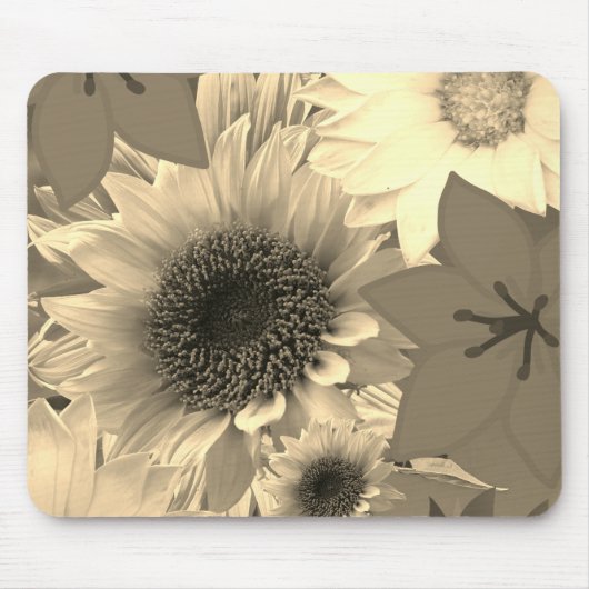 Mousepad Sunflower Muismat (Voorkant)