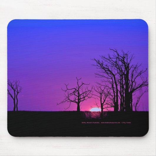 Mousepad - Sunset. Muismat (Voorkant)