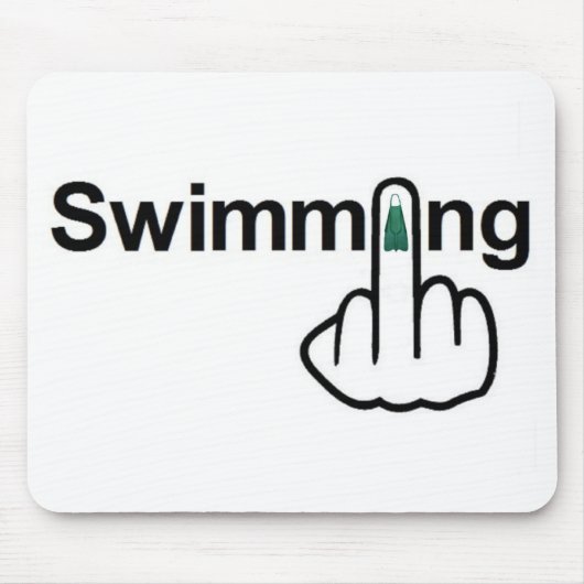 Mousepad Swimming Muismat (Voorkant)