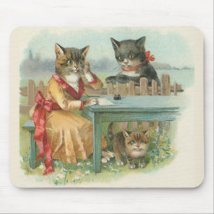 Mousepad "The Cat Family" Muismat