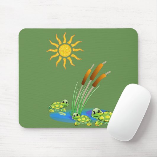 Mousepad Turtle Muismat (Met muis)