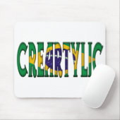 Mousepad van Creartylic Brazilië Muismat (Met muis)