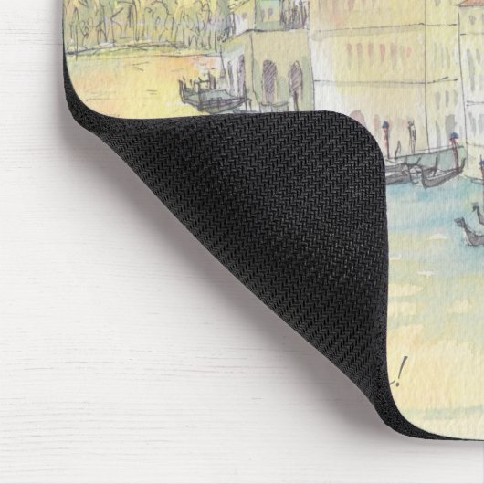 Mousepad "Venice Waterverf Sketch" Muismat (Hoek)
