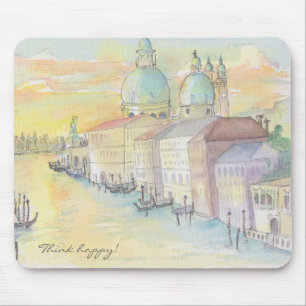 Mousepad "Venice Waterverf Sketch" Muismat