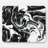 Mousepad voor zwarte en witte marmer muismat (Voorkant)
