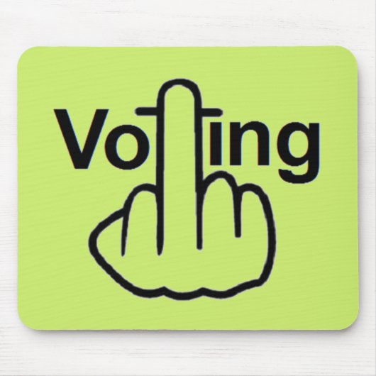 Mousepad Voting Flip Muismat (Voorkant)