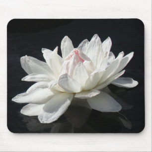 Mousepad, White Water Lily Muismat