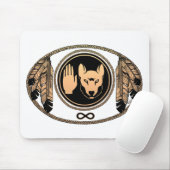Mousepad Wolf Native Art geeft Metis Muismat (Met muis)