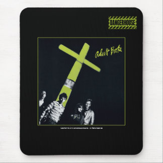 Mousepad X Adult Books Dangerhouse BLACK Muismat