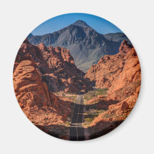 Mouses Tank Road - Vallei van vuur - Nevada Magneet