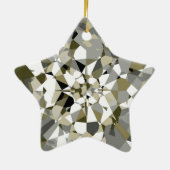 Mouskelende Diamond Star Ornament (Achterkant)