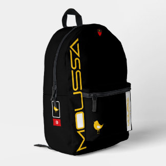 MOUSSA Print Cut Sew Bag Bedrukte Rugzak