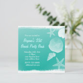 Mousse de mer Verte Plage Coquillages Invitation d (Debout devant)
