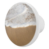 Mousse d'océan sur la poignée en céramique de plag (Droite)