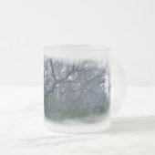 Mousse espagnole sur la tasse givrée par chênes (Devant droit)