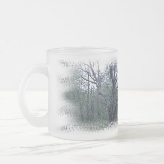 Mousse espagnole sur la tasse givrée par chênes (Gauche)