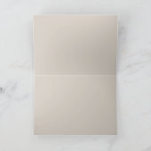 Mousse moderne Brown plié Mariage Merci (Intérieur)