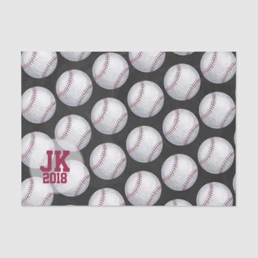 Mousseline 03of12 Motif de baseball papier (Recto)