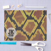 Mousseline 03of12 Motif de serpent papier (Artisanat)