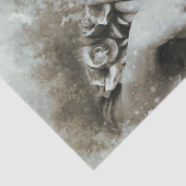 Mousseline ange de papier rose (Détail)