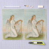 Mousseline Angle avec papier de tissus de harpe (Artisanat)