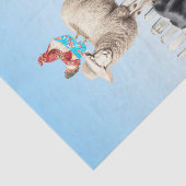 Mousseline animaux d'élevage à la plage papier découpage (Détail)