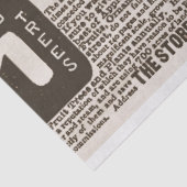 Mousseline Annonces papier vintage 20x30 Découpage (Détail)