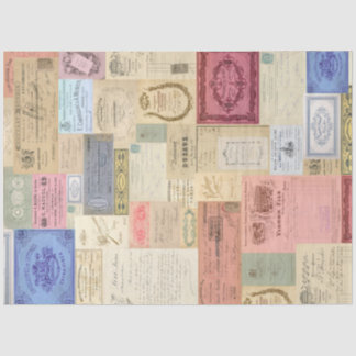 Mousseline Antique Document Pastel Ephemera Tissus Papier pap