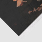 Mousseline Antique Français Table Horloge 2 Papier de découpa (Détail)