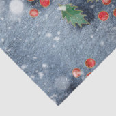 Mousseline Aquarelle de Noël Papier II Design 6 (Détail)