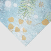 Mousseline Aquarelle de Noël Papier II Design 7 (Détail)