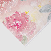 Mousseline Aquarelle Floral 2 - papier de tissu (Détail)