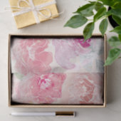 Mousseline Aquarelle Floral 2 - papier de tissu (Cadeau)