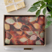 Mousseline Aquarelle Golden Feuille Gratitude Papier (Cadeau)