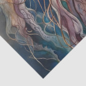 Mousseline Aquarelle Jellyfish Tropical Decoupage Papier (Détail)
