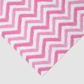 Mousseline Aquarelle rose Chevron Tissu Papier (Détail)