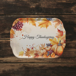 Mousseline Aquarelle Thanksgiving Decoupage papier de papier