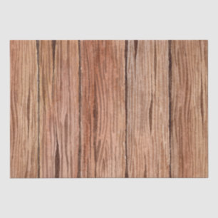 Mousseline Aquarelle Vieux bois Illustration Papier Tissu