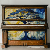 Mousseline Arbre bleu dans le papier de papier de découpage c