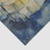 Mousseline Arbre bleu dans le papier de papier de découpage c (Détail)