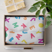 Mousseline Arc en ciel Alphabet Scramble Papier (Cadeau)