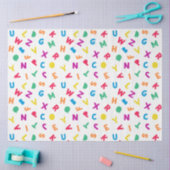 Mousseline Arc en ciel Alphabet Scramble Papier (Artisanat)