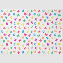 Arc en ciel Alphabet Scramble Papier