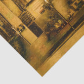 Mousseline Architecture de ville 1Papier de papier de découpa (Détail)