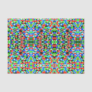 Mousseline Ardoise brillante Motif Abstrait Tissu papier