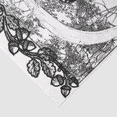 Mousseline Art Nouveau Dames Danser Découpage Tissu papier (Détail)