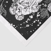 Mousseline Art Nouveau Papier de fond de découpage mère et en (Détail)