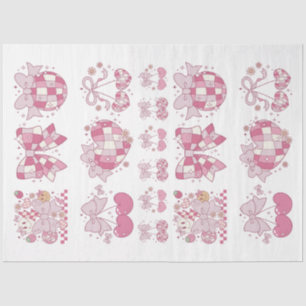 Mousseline Artiste Papier Artiste Bow Rose Coquette Ephemera