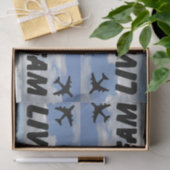 Mousseline Avion en papier (Cadeau)